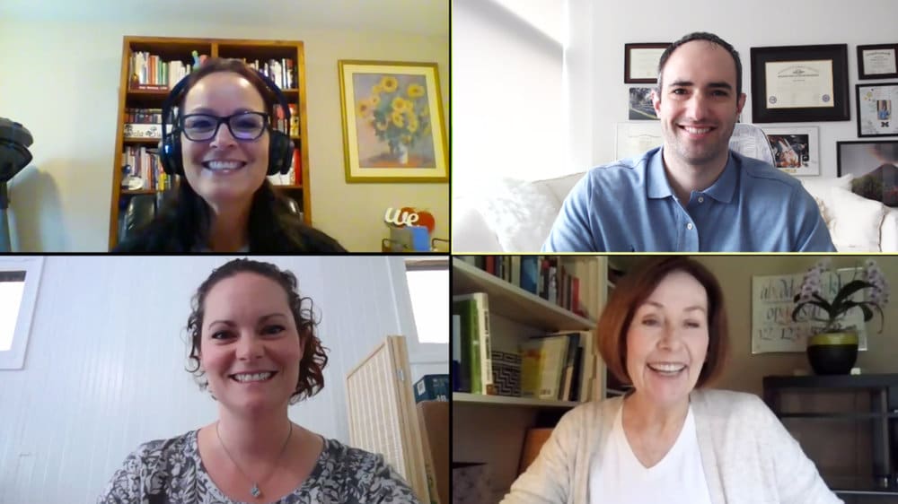 TelepsychHealth team in a virtual team conference
