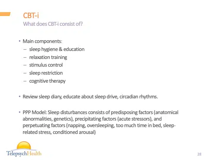 CBT-i slide presentation