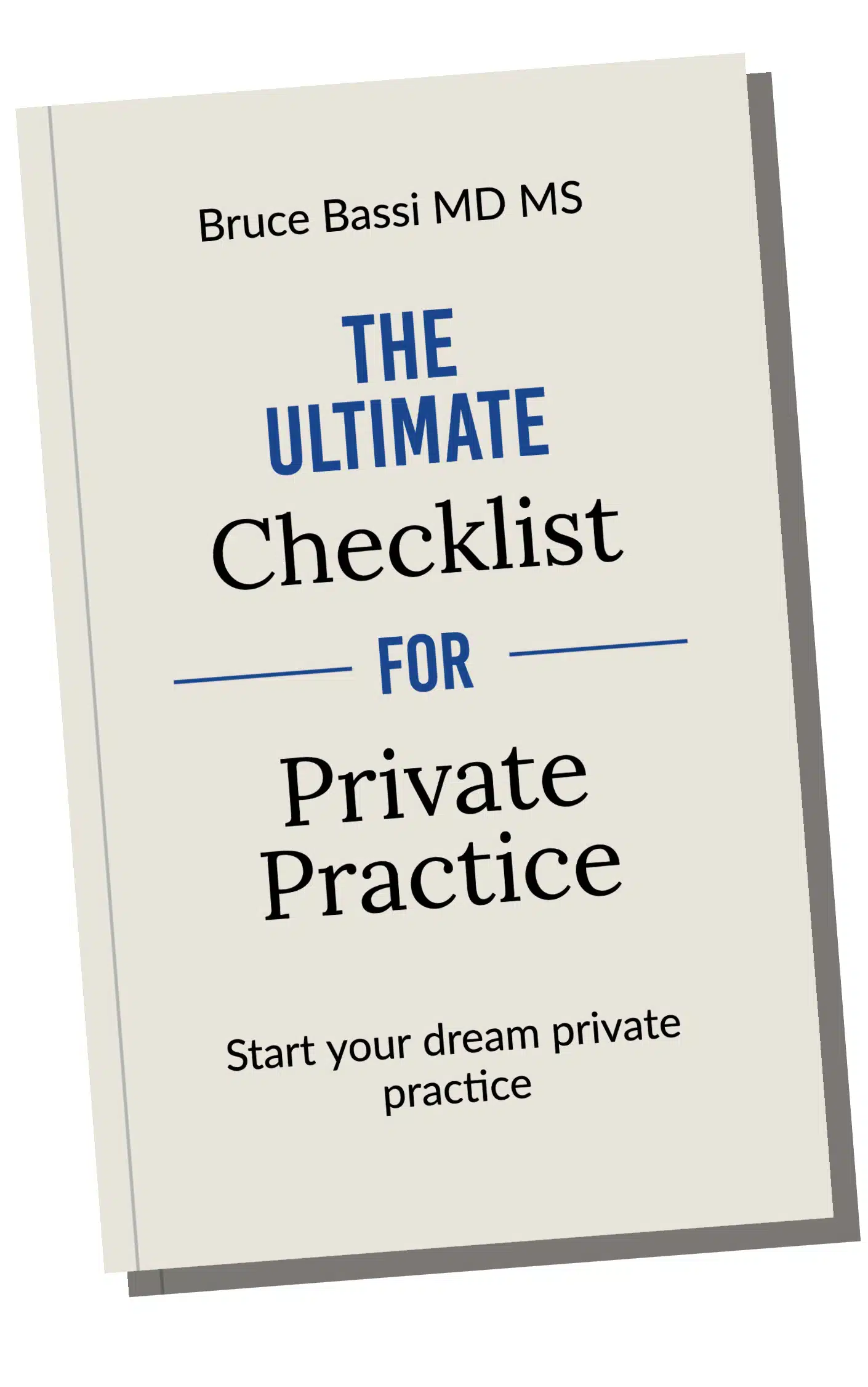 private-practice-checklist Private Practice Checklist Book Image