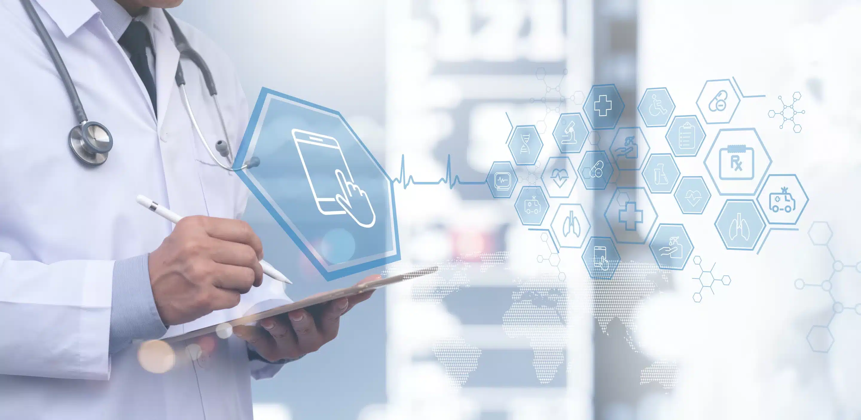 Virtual hospital, telemedicine, online medical, smart health
