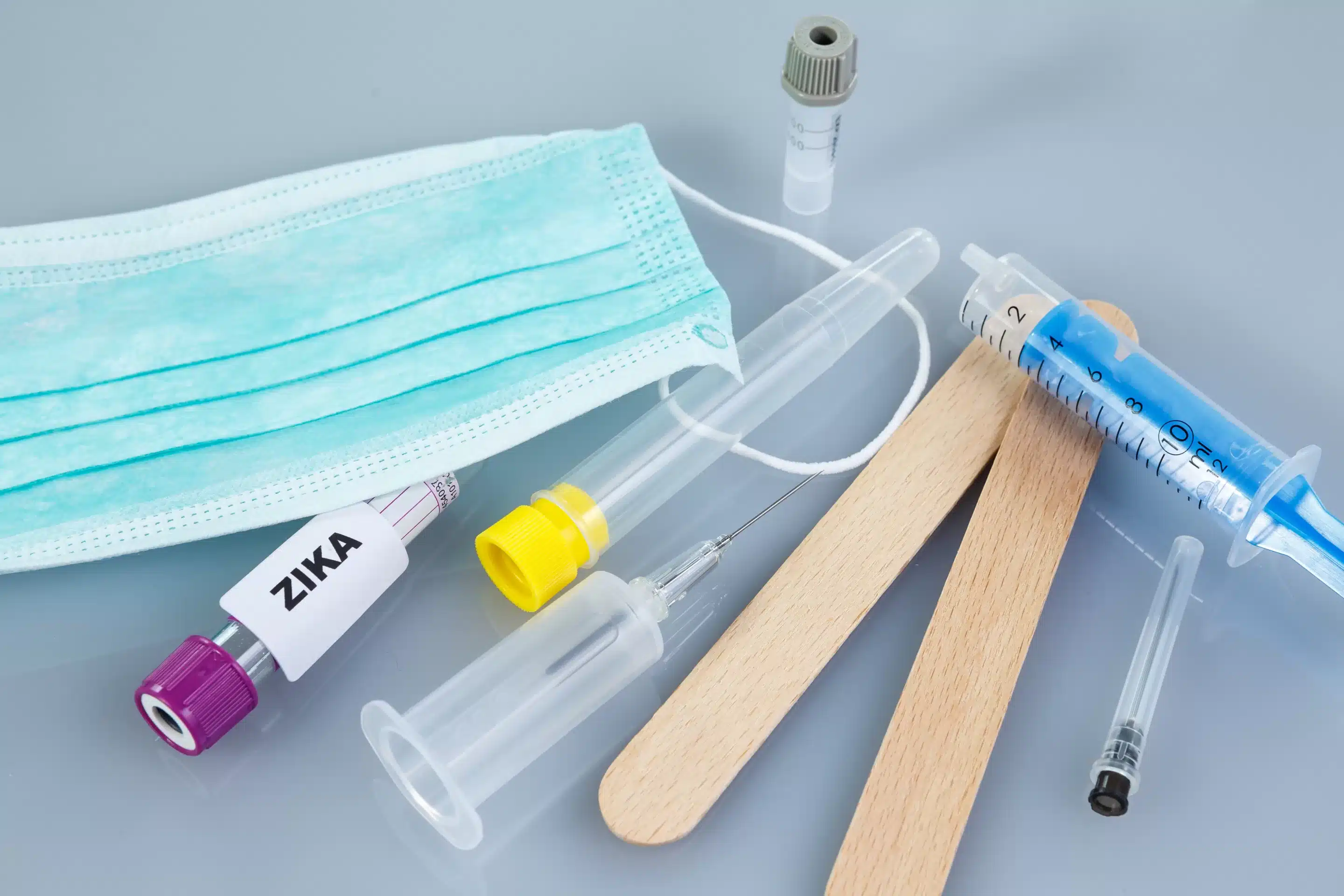 Test tube for analyzing ZIKA virus