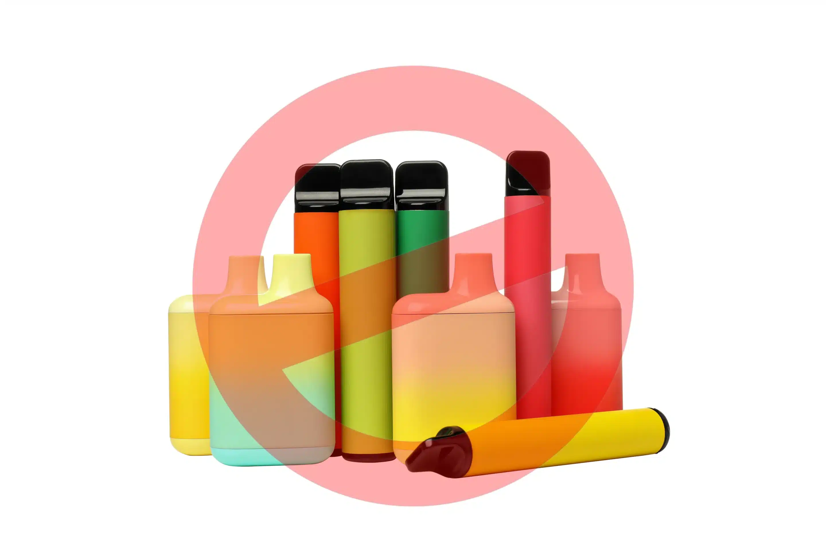 different type of Vape with a restricted icon